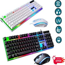 Gaming Keyboard Mouse Set Pad