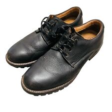 Hotter Sz7UK Black Derby Men’s Lace-Up Shoes Comfort Leather Smart