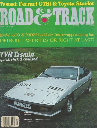 Road track 1981 mar tvr - road,