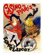 Vintage Parisian Cabaret Wall