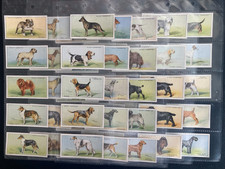 cigarette cards dogs full set 1937