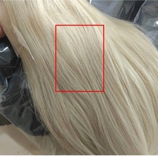 16'' Platinum Blonde Straight 13x4 Lace Front Human Hair Wig Small Cap