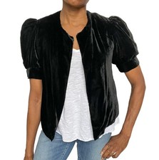 Vintage Black Velvet Bolero