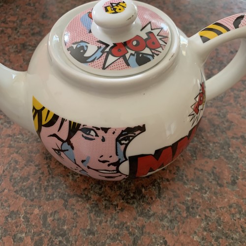 Pop art teapot paul cardew - art,