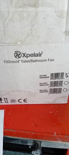 Xpelair dx100 extractor - dx100,