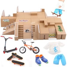 DIY Finger Skateboard Ramp Set