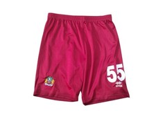 Burnley Football Club Shorts Mens XL Vintage 90s #55 Claret Player Issue Soccer 