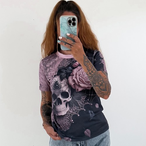 Ladies skull print - skull,