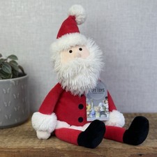 John Lewis Father Christmas Santa Beanie Plush Toy (Jellycat Collaboration)