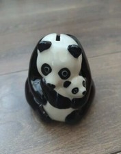 Vintage 1990s Wade for Natwest Panda & Cub Money Box VGC