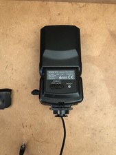 Sony Flash HVL-F1000 F1000 Blitz External Flash Unit Cybershot Alpha - UNTESTED