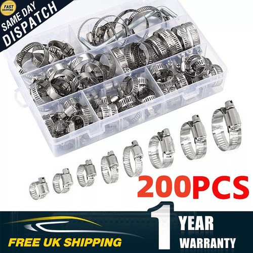 200 pcs assorted stainless - pcs,