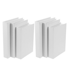  6 Pcs Decorative Books for Coffee Table Boho Farmhouse Bookshelf Styling