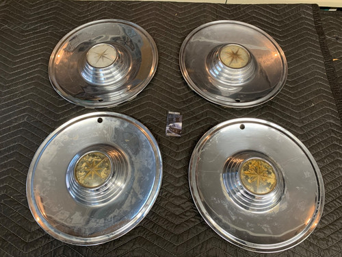 1957 lincoln premier hubcaps - 1957,