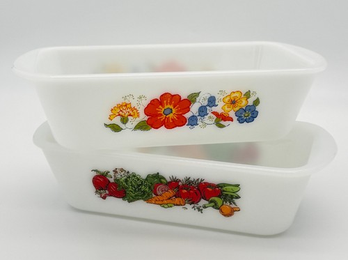 Vintage glasbake milk - pc,