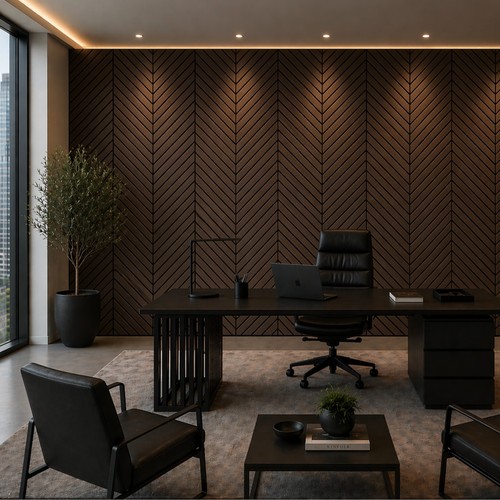 Modern acoustic wall - modern,