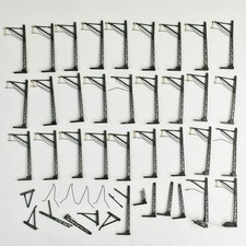 JOB LOT OF TRI-ANG HORNBY 29 CATENARY MASTS & PARTS RAILWAYS TRAIN SCENERY