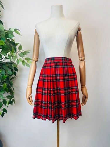 Vintage 90s red tartan - 90s, check