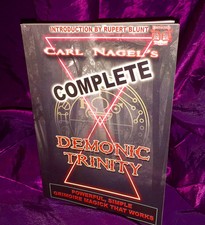 THE COMPLETE DEMONIC TRINITY Carl Nagel. Occult, Finbarr Satanism. Black Magick