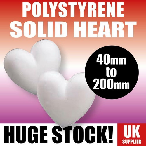 Polystyrene solid heart - polystyrene, shapes