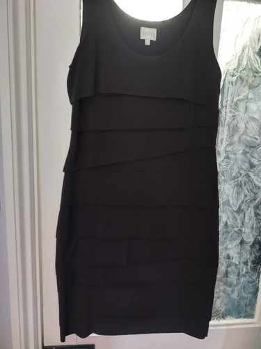Kaliko black layered bodycon