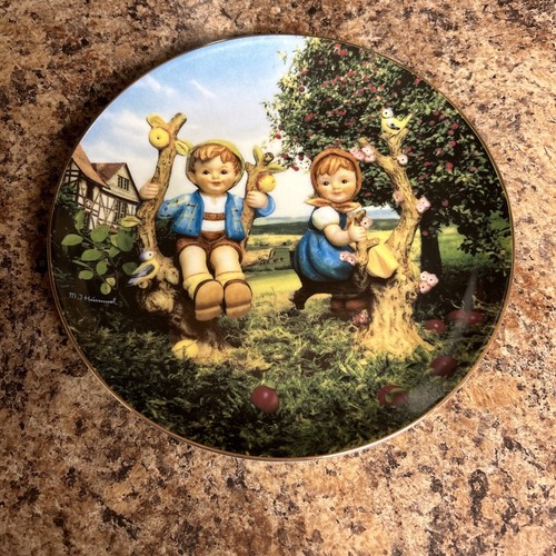 Vintage hummel plate - vintage, 1989