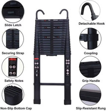 Telescopic ladder folding - ladder,
