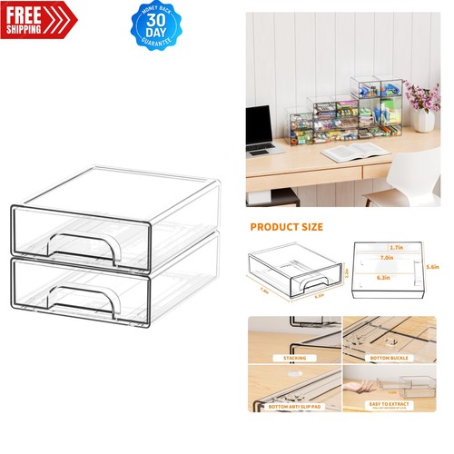 Mini acrylic organizer drawers - mini,