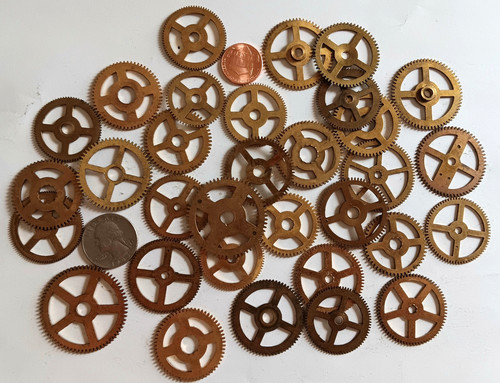 Vintage clock parts medium - parts,, 32