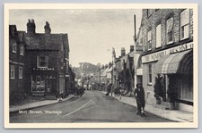 Postcard Wantage Mill Street B&W Shop Front F.J. Haynes Windmill TVAP
