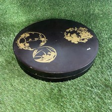 Japanese Vintage Round Lacquer