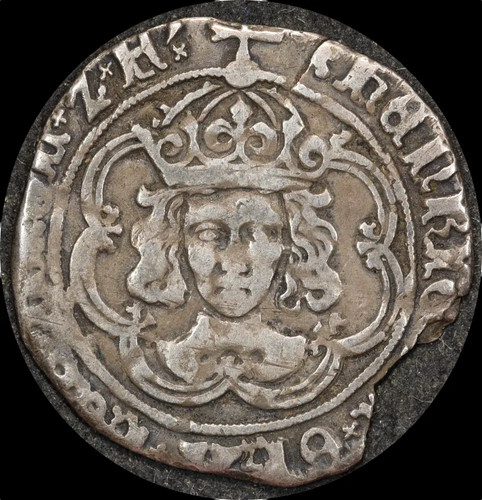 1495 1498 silver groat - silver, henry