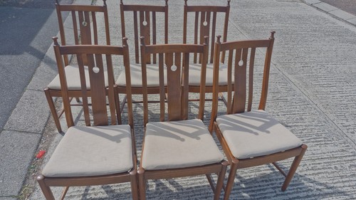 Ercol set dining chairs - 6,