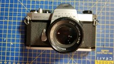 Pentax Asahi Spotmatic SP II Film Camera with Takumar 55mm F/2 Lens.