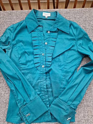 Karen millen teal pleated - millen,