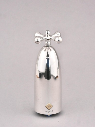Novelty solid silver pepper - silver,