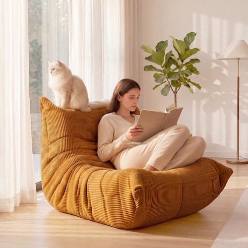 Large bean bag chair reading - bean,