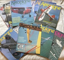 Aeroplane Monthly Planes Magazines Job Lot 1979 Jan-Dec Vintage