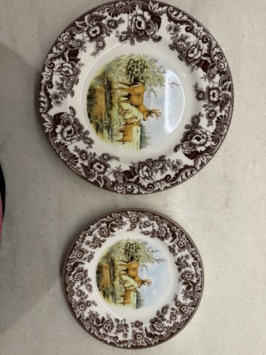 Spode woodland deer dinner - spode,