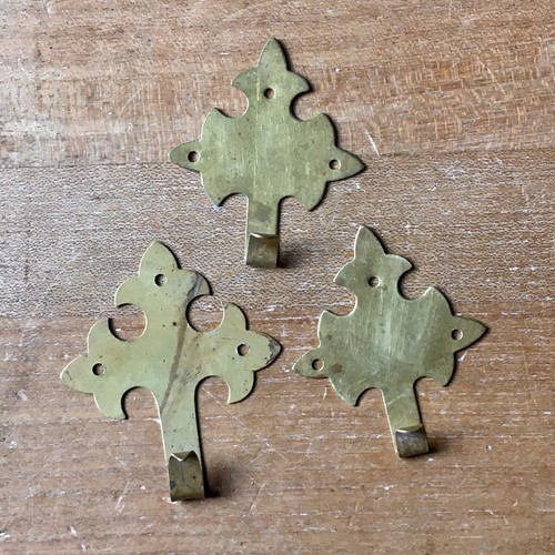 Set brass antique picture - brass,