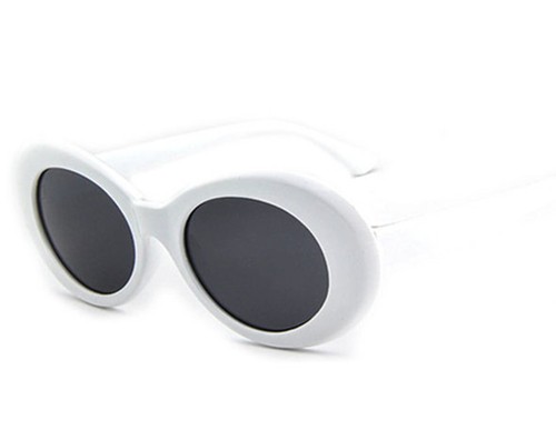 White oval glasses kurt cobain - oval,