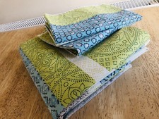 TU double Duvet Cover with pillow case pair blue and green  by Sainsburys