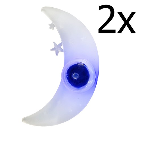 Flashing moon bike wheel - x,