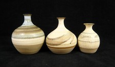 Set Of 3 Handmade Stoneware