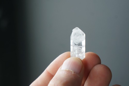 Gemmy clear danburite crystal - danburite,
