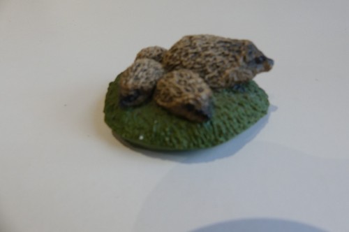 Vintage hedgehog ornament j - hedgehog,