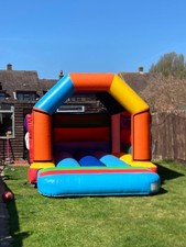 bouncy castle standard with interchangeable artwork