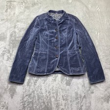 Boden Blue Velvet Blazer