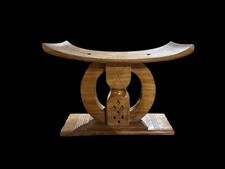 Old Wood Carved Ashanti Stool