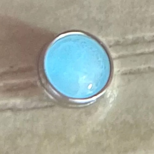 Pearl pip dot blue green - dot, lume